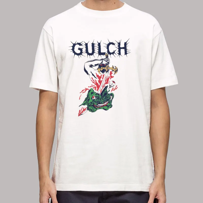 Mens T Shirt White Authentic Gulch Sanrio Hoodie