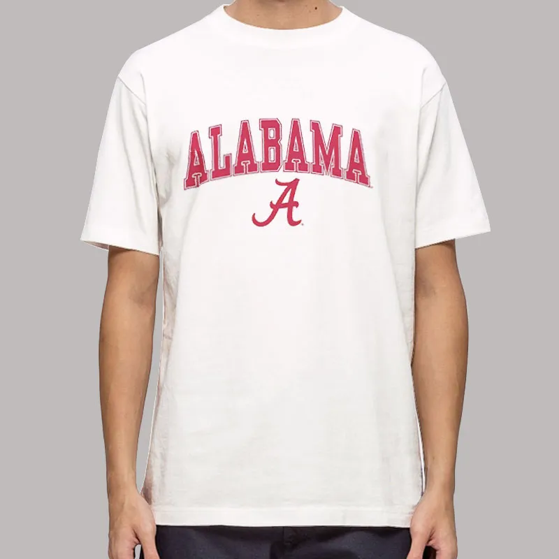 Mens T Shirt White Crimson Tide Alabama Sweatshirt