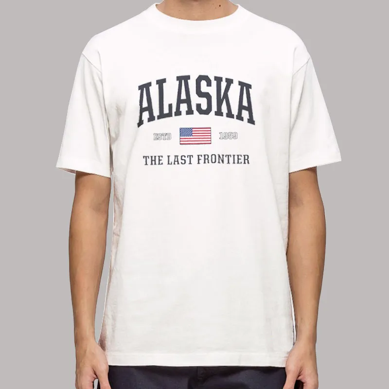 Mens T Shirt White Dead Horse Alaska Sweatshirt