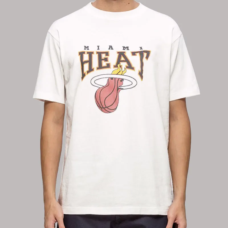 Mens T Shirt White Heat City Miami Heat Sweatshirt