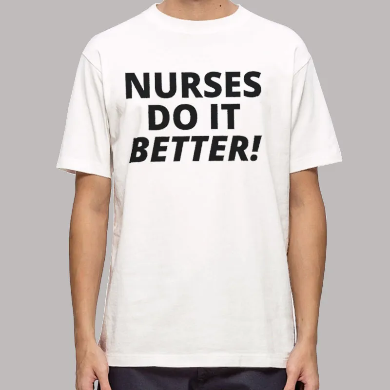 Mens T Shirt White Jimmy Page Nurses Do It Better Shirt