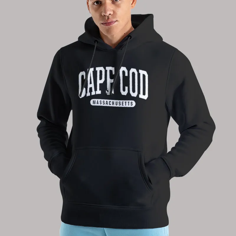 Unisex Hoodie Black Chatham Cape Cod Sweatshirts