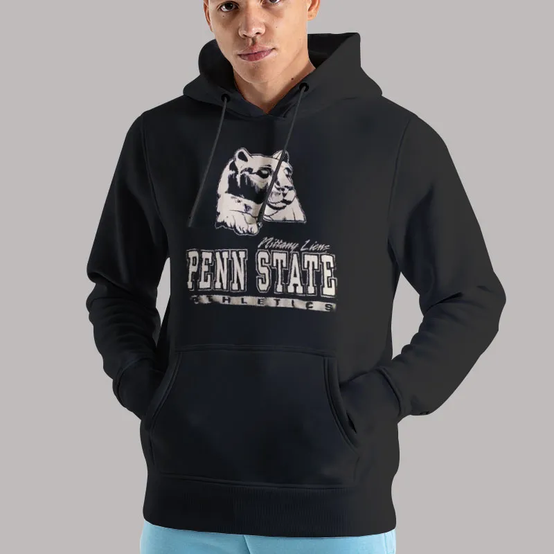 Unisex Hoodie Black Lee Cohen Vintage Penn State Sweatshirt