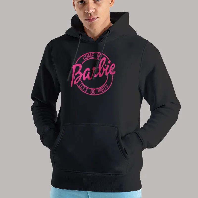 Unisex Hoodie Black Step Aside Barbie Sweatshirt