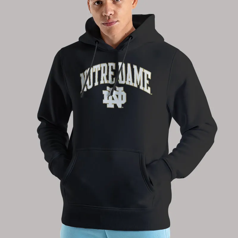 Unisex Hoodie Black University of Notre Dame Sweatshirt
