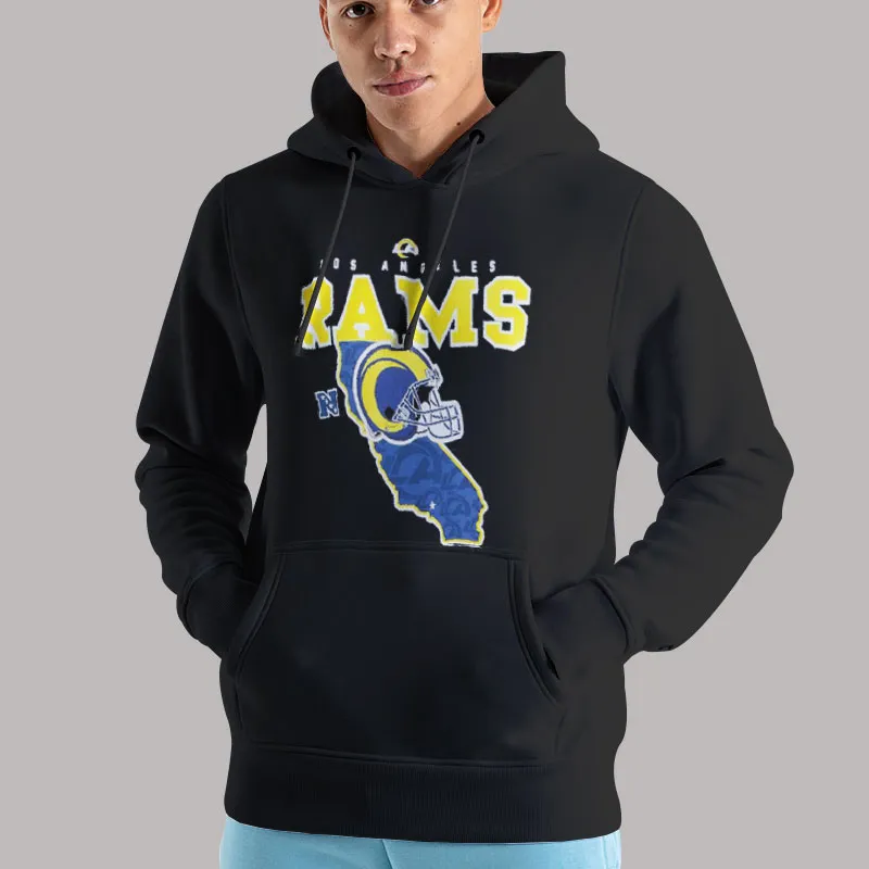 Unisex Hoodie Black Vintage St. Louis Rams Sweatshirt