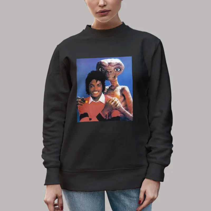 Unisex Sweatshirt Black MC Lars Michael Jackson Et Shirt