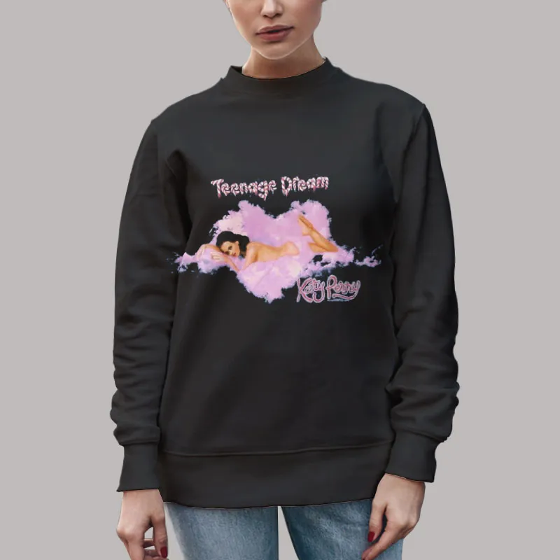 Unisex Sweatshirt Black Prismatic World Tour Katy Perry Tour Shirt