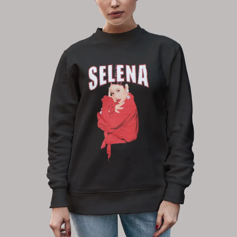 Unisex Sweatshirt Black Retro Vintage Quintanilla Mac Selena Shirt