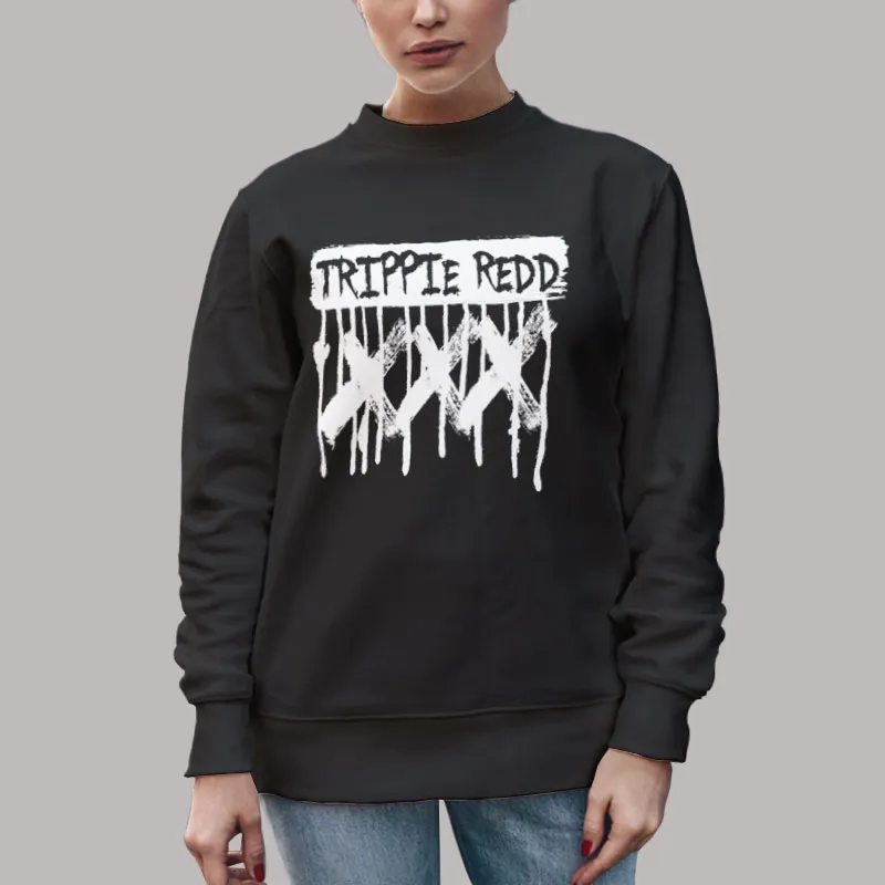 Unisex Sweatshirt Black Section 8 Trippie Redd Spiked Hoodie