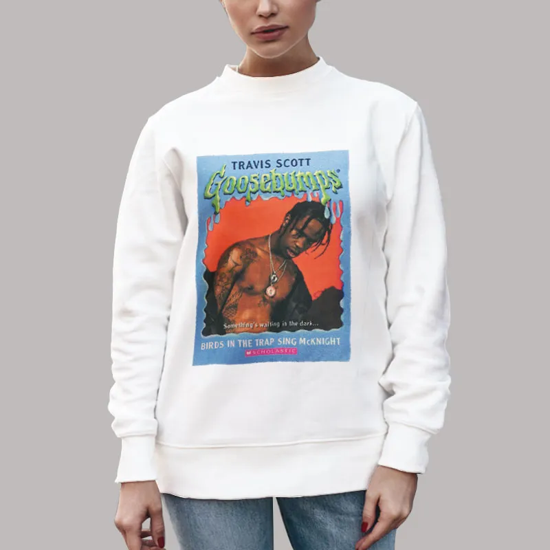 Unisex Sweatshirt White Kendrick Lamar Travis Scott Goosebumps Shirt