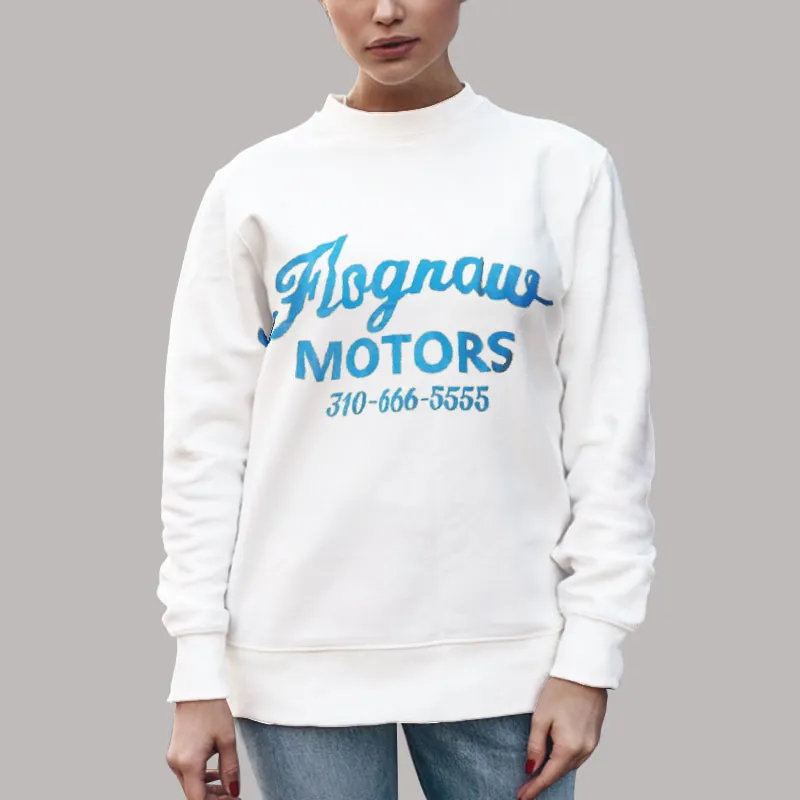 Unisex Sweatshirt White Tyler the Creator Flog Gnaw Motors Shirt
