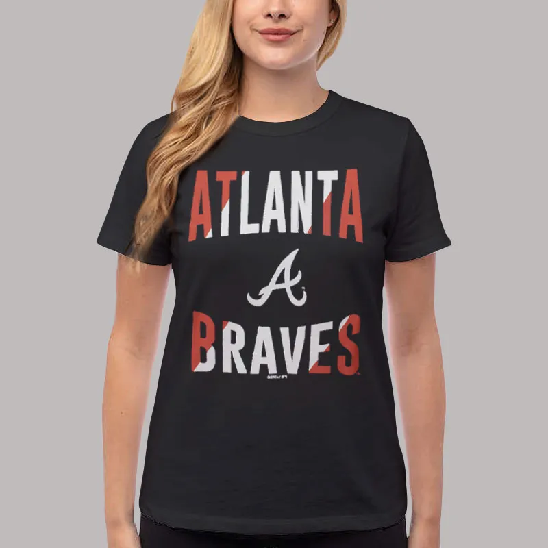 Women T Shirt Black Dansby Swanson Atlanta Braves Sweatshirt