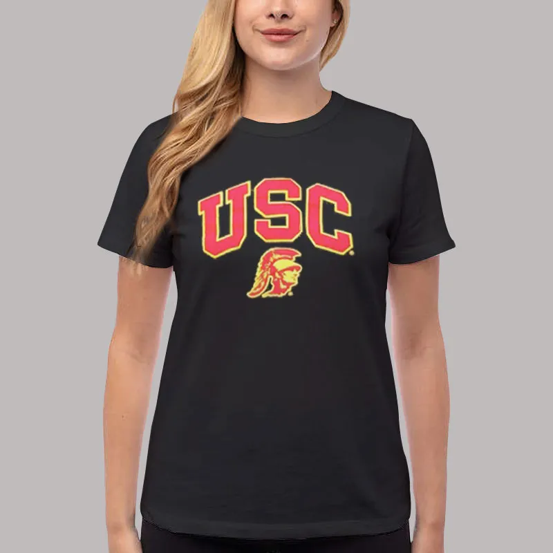Women T Shirt Black Southern California Usc Sweatshirt