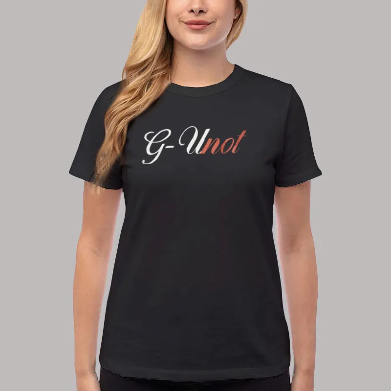 Women T Shirt Black Vintage G Unit Gunot Shirt