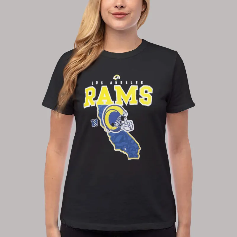 Women T Shirt Black Vintage St. Louis Rams Sweatshirt