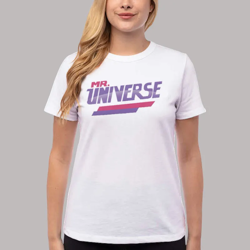 Women T Shirt White Cartoon Rose Quartz Mr Universe Shirt