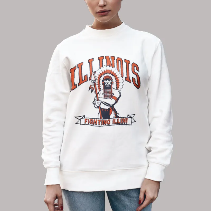 1989 Fighting Illini University Of Illinois Sweatshirt
