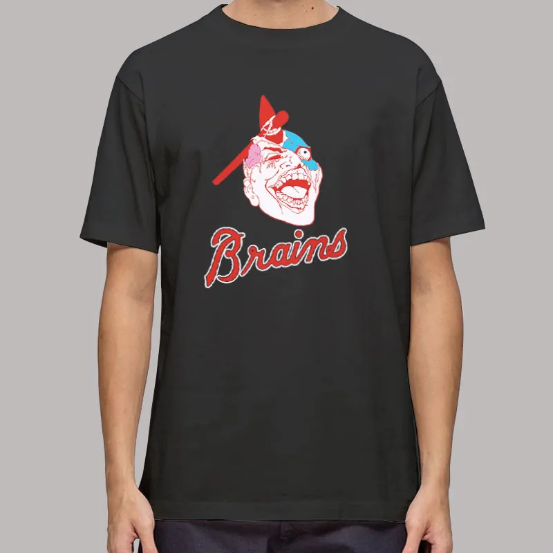 Atlanta Brains Braves Baseball Zombie T Shirt, Sweatshirt And Hoodie