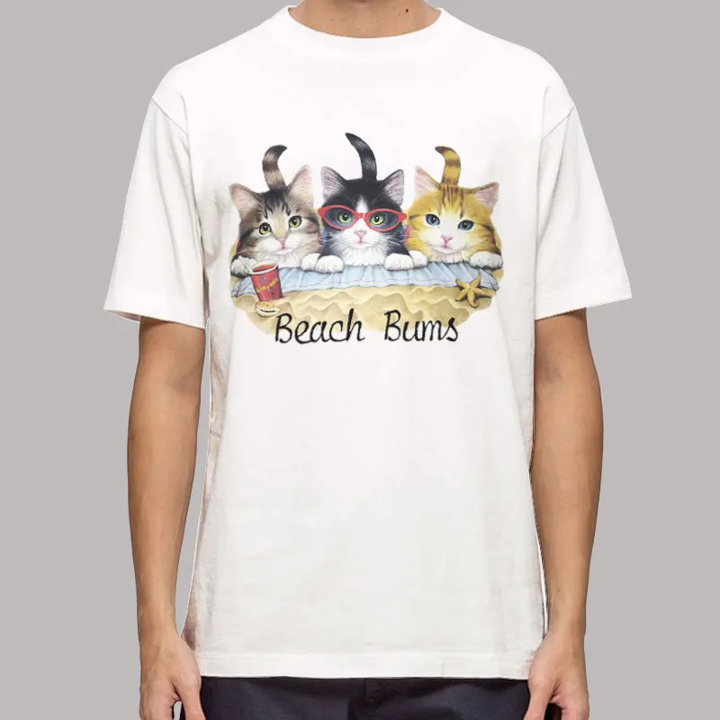 Beach Bums Cat Summer Kittens T Shirt, Sweatshirt And Hoodie