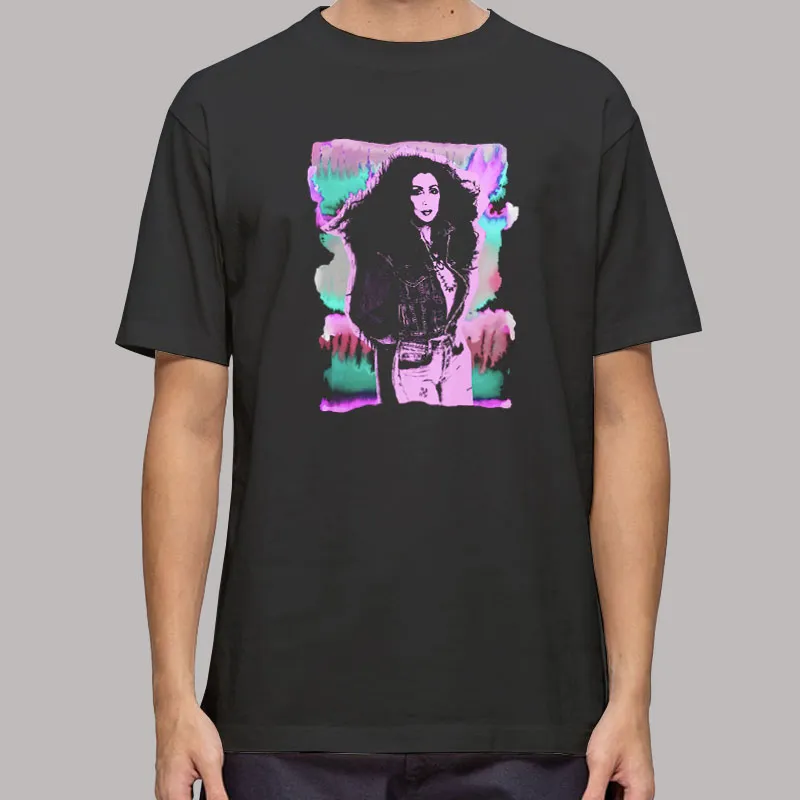 Cher Pop Neon Girls Vintage T Shirt, Sweatshirt And Hoodie