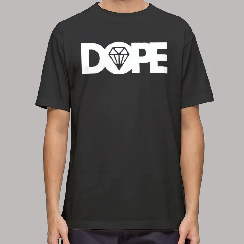 Dope Diamond Embellished Letters T Shirt, Sweatshirt And Hoodie