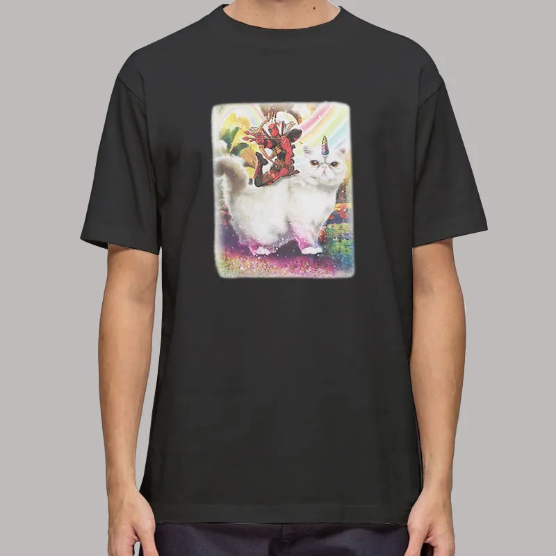 Deadpool And Cat Unicorn T Shirt, Sweatshirt And Hoodie