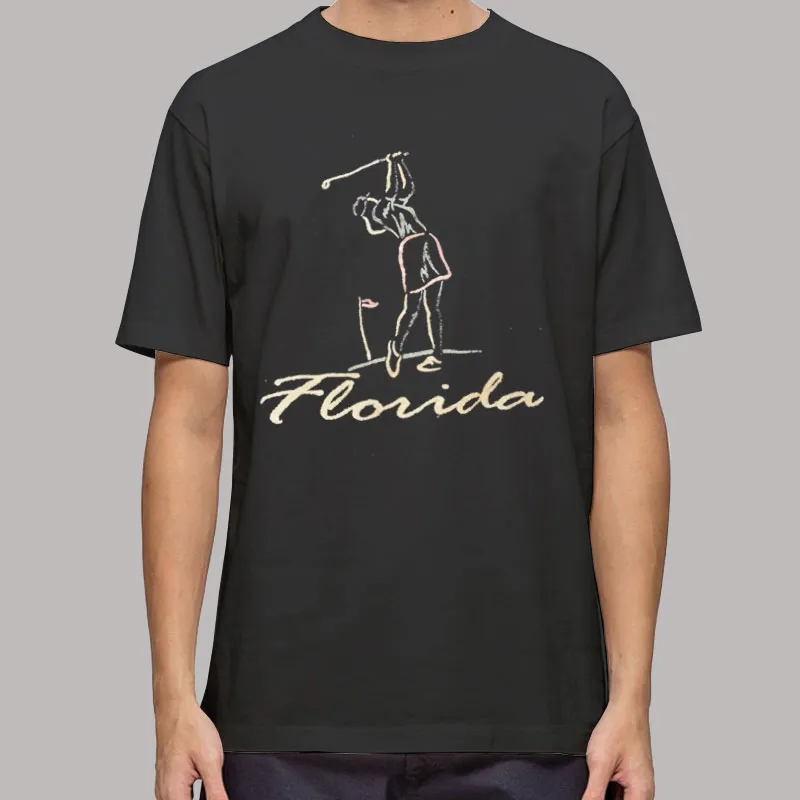 Mens T Shirt Black 90s Florida Golf Lpga Sweatshirt