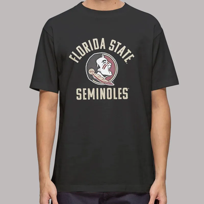 Mens T Shirt Black Florida State University Seminoles Fsu Sweatshirt