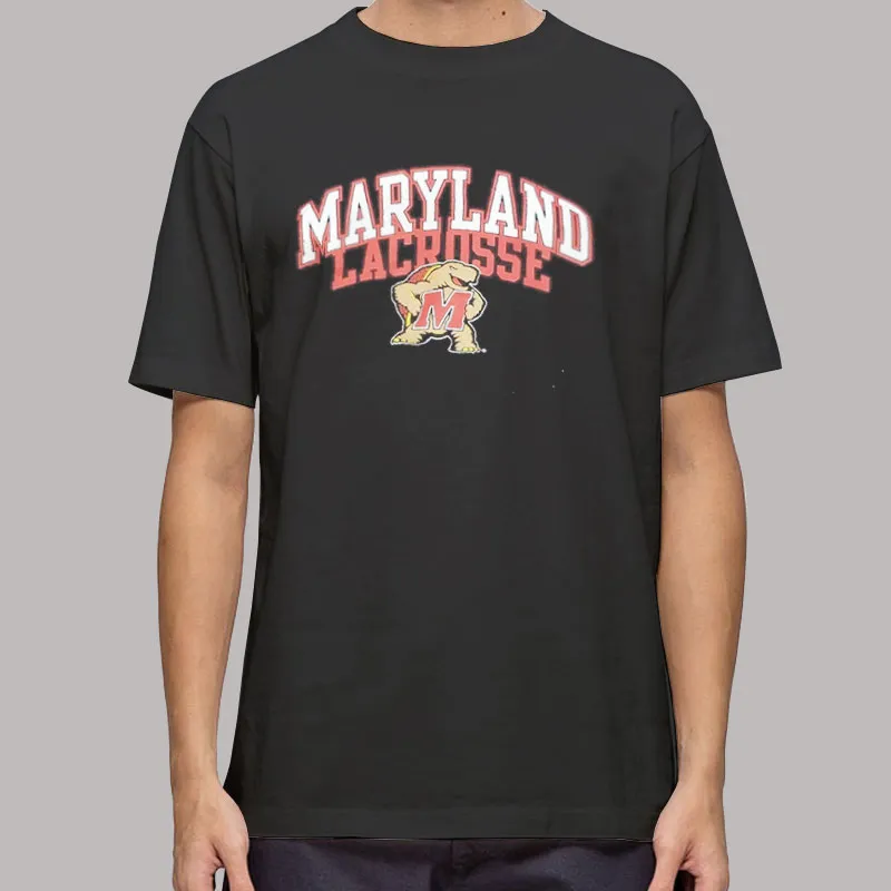 Mens T Shirt Black Lacrosse Terrapins Maryland Sweatshirt