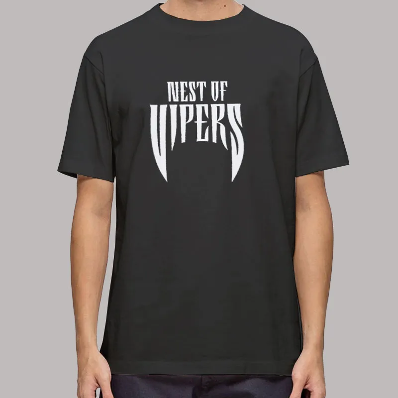 Mens T Shirt Black Nest of Vipers Vintage Vipers Nest Hoodie