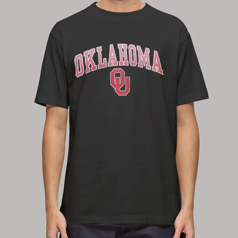 Mens T Shirt Black Oklahoma University Ou Sweatshirt