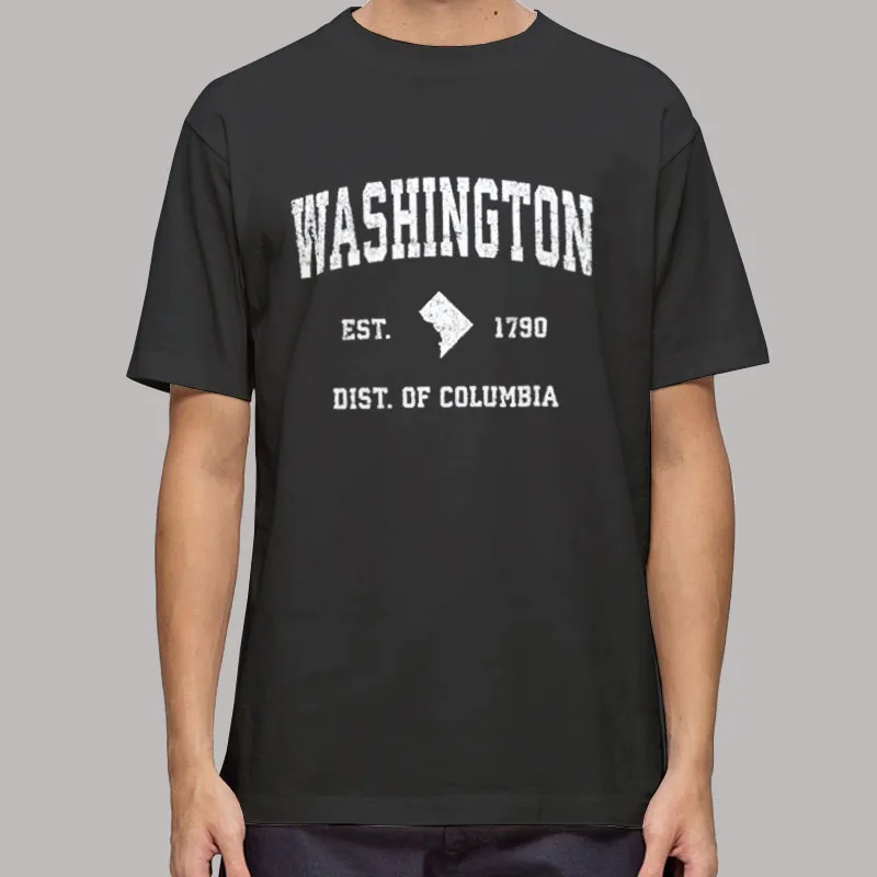Mens T Shirt Black Spencer Reid Washington Dc Sweatshirt