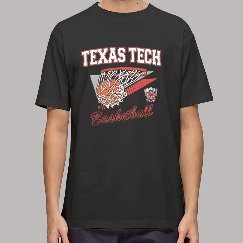 Mens T Shirt Black Team Basketball Texas Tech Sweatshirt