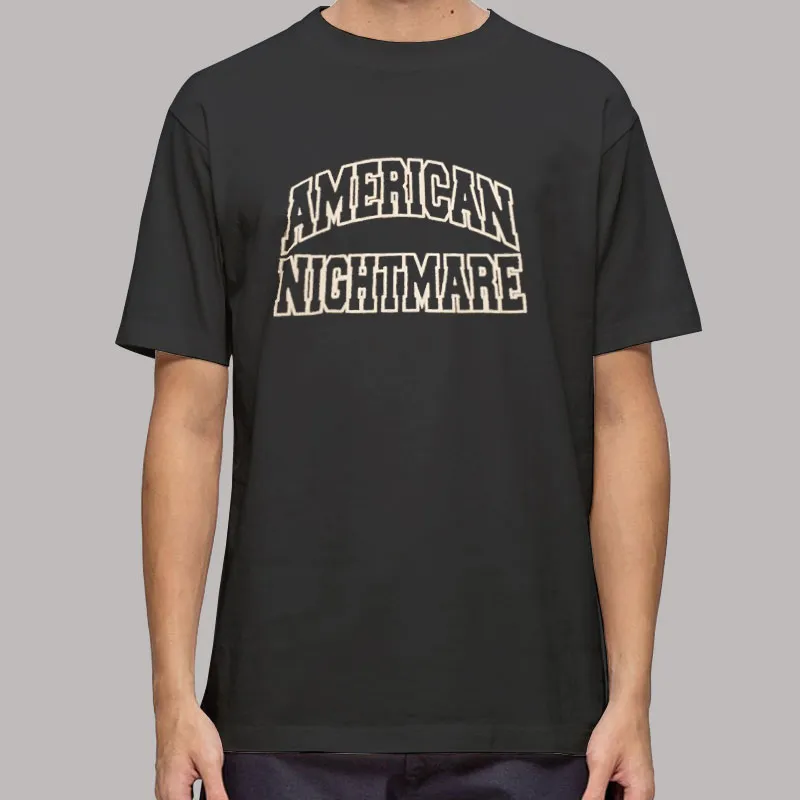 Mens T Shirt Black The American Nightmare Hoodie