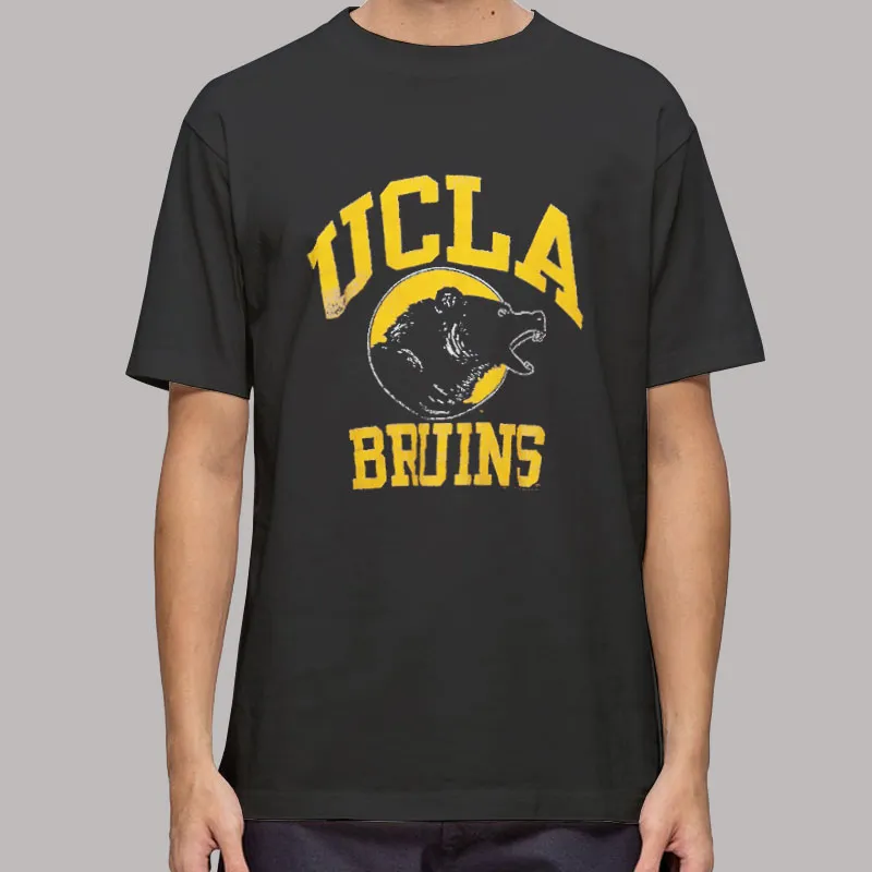 Mens T Shirt Black University Bruins 80s Vintage Ucla Sweatshirt