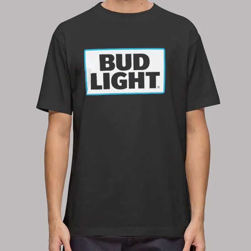 Mens T Shirt Black Vintage Budweiser Bud Light Sweatshirt