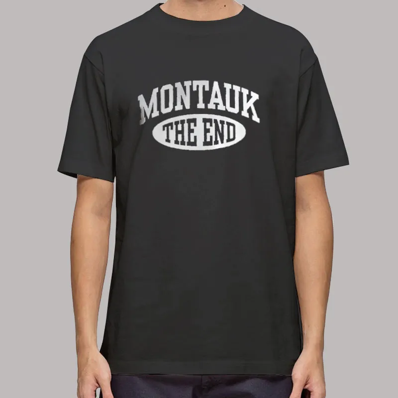 Mens T Shirt Black Vintage the End Montauk Sweatshirt