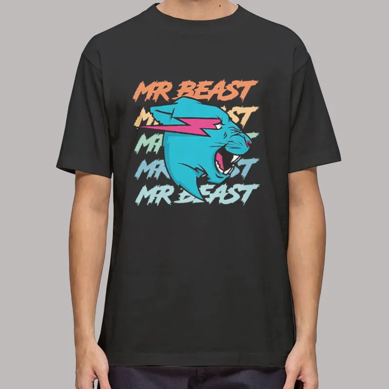 Mens T Shirt Black YouTube Game Merch Mr Beast Sweatshirt