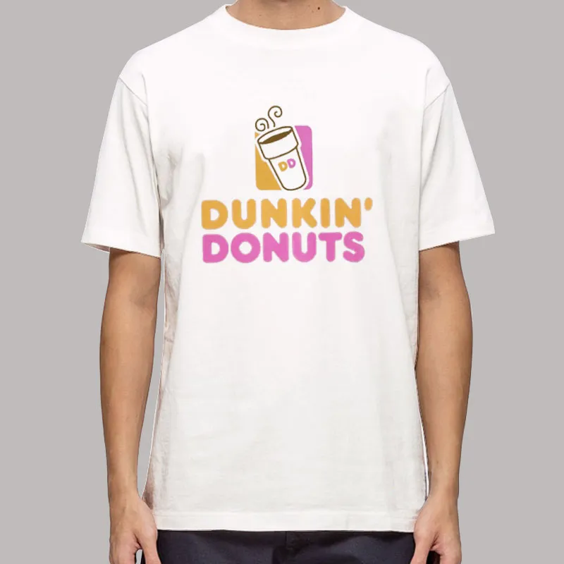 Mens T Shirt White America Runs On Dunkin Donuts Sweatshirt