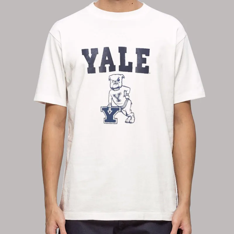 Mens T Shirt White Yale University Elefants Vintage Yale Sweatshirt