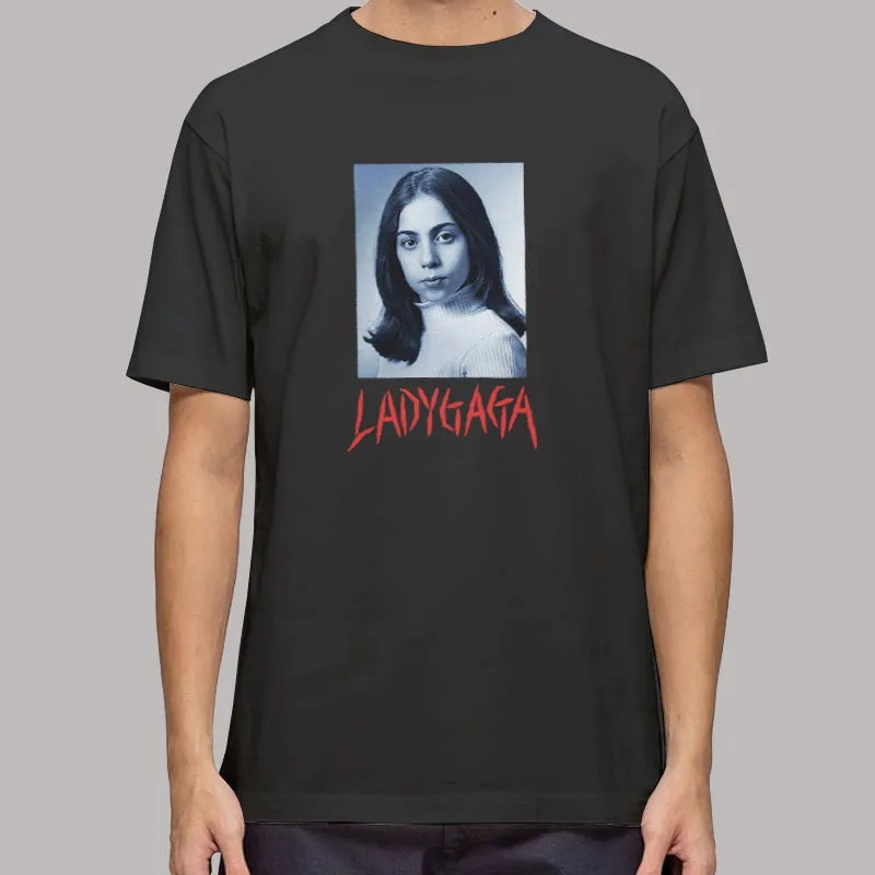 Retro Lady Gaga School Photo T Shirt, Sweatshirt And Hoodie