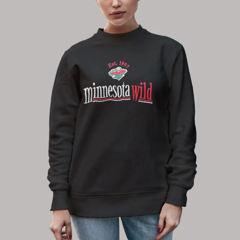 Retro Vintage Minnesota Wild Sweatshirt