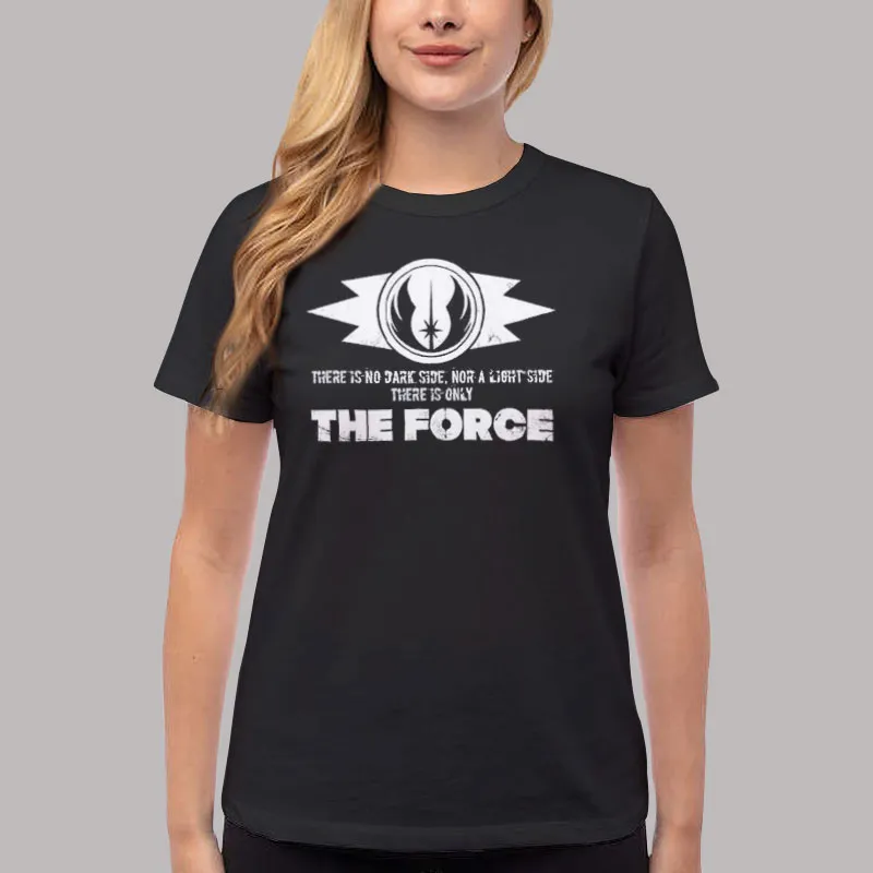 Star Wars the Force Grey Jedi Code Shirt