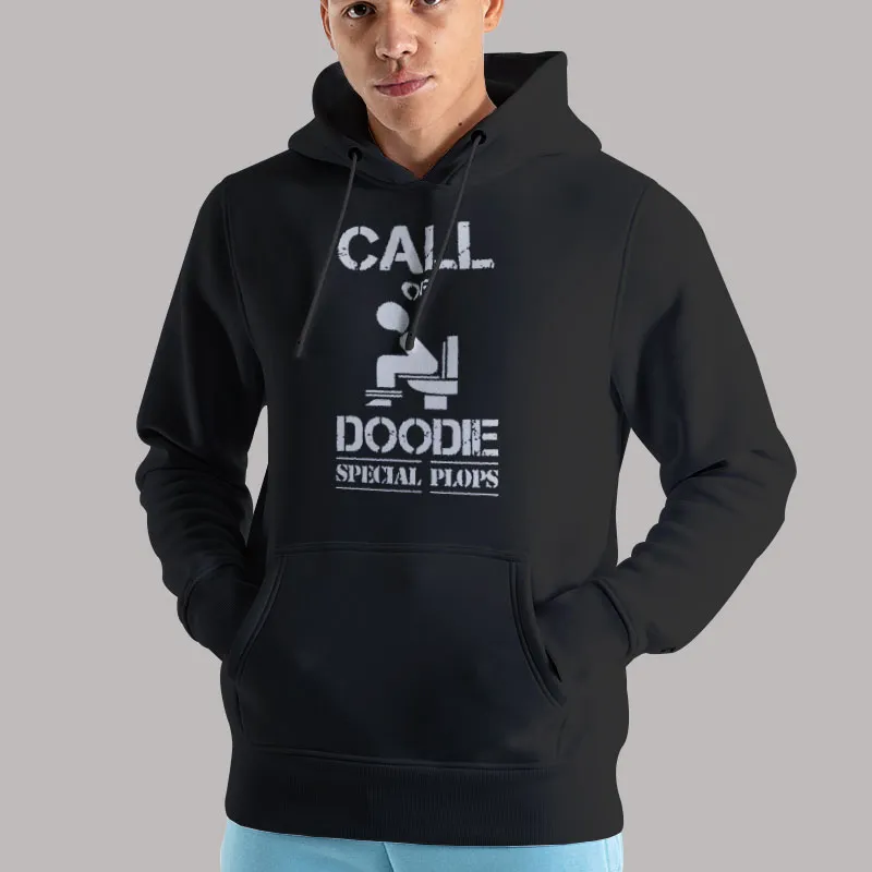 Unisex Hoodie Black Call Of Doodie Special Plops Duty T Shirt, Sweatshirt And Hoodie