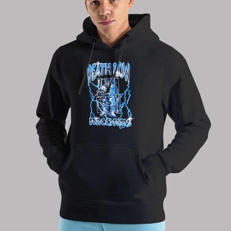 Unisex Hoodie Black Death Row Records Airbrush Logo T Shirt, Sweatshirt And Hoodie