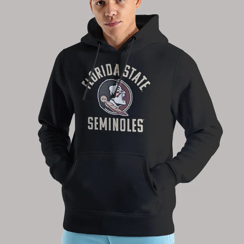 Unisex Hoodie Black Florida State University Seminoles Fsu Sweatshirt