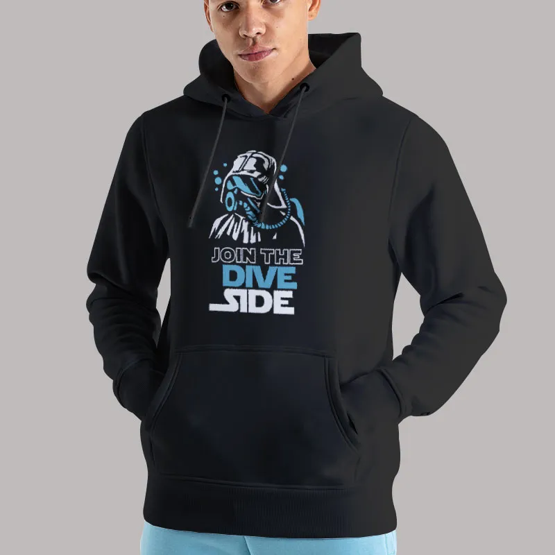 Unisex Hoodie Black Join The Dive Side Funny Scuba Diving Addicts T Shirt, Sweatshirt And Hoodie