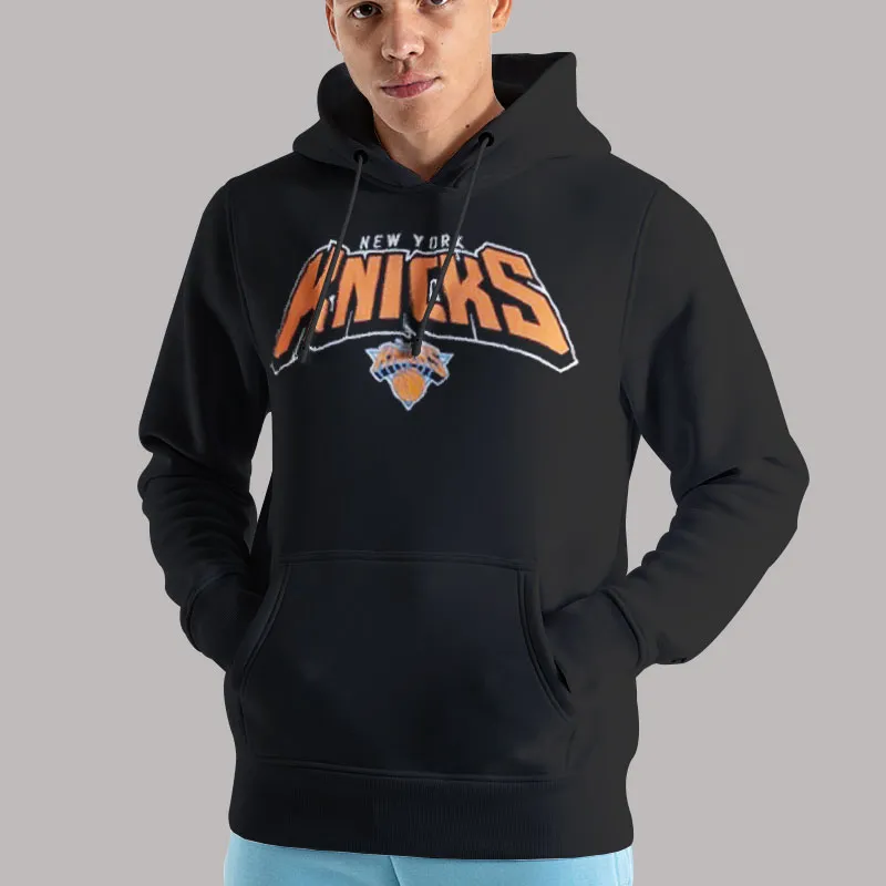 Unisex Hoodie Black New York City Vintage Knicks Sweatshirt
