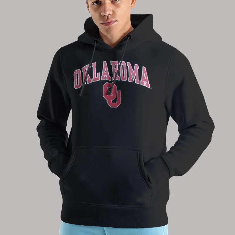 Unisex Hoodie Black Oklahoma University Ou Sweatshirt